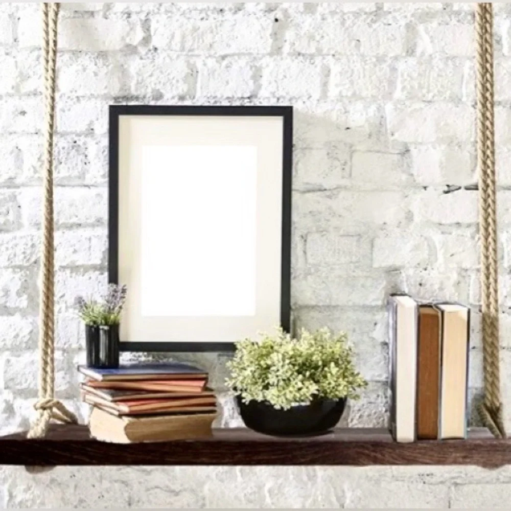 Urban Outfitters Hanging Shelves Hanging Wall Decor Plants Photos Crafts Vase